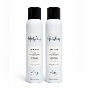 Let It Shine Softening Glossing Spray - Black and White